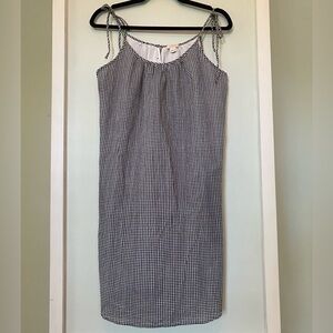 J. Crew Seersucker Tie-Shoulder Sundress